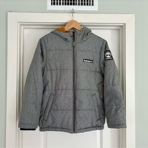 Timberland Fleece Lined Puffer Jacket Boys Size L